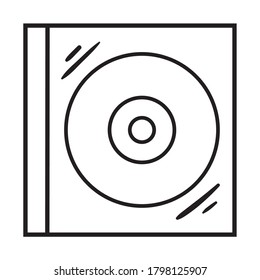 Vektorgrafik-Design mit langer Wiedergabeliste