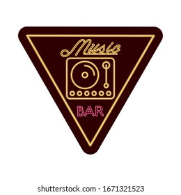 long play player isolated icon vector illustration design