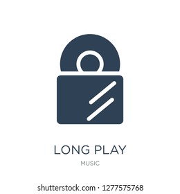 long play record cover icon vector on white background, long play record cover trendy filled icons from Music collection, long play record cover vector illustration