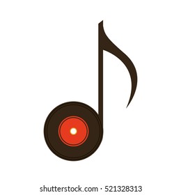 long play retro music vector illustration design