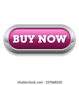 Long purple buy now button with metallic border