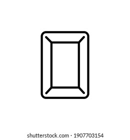 Long Rings Symbol in Vektorgrafik. Logotyp