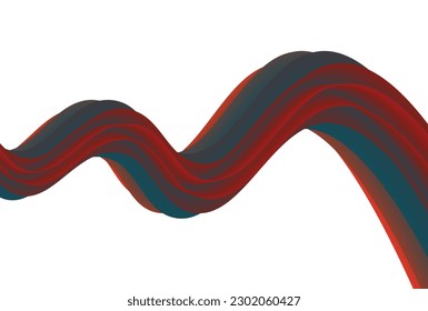 long round colorful abstract background