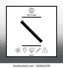 The long ruler icon