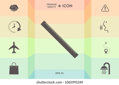 The long ruler icon