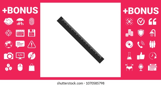 The long ruler icon