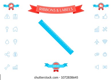 The long ruler icon