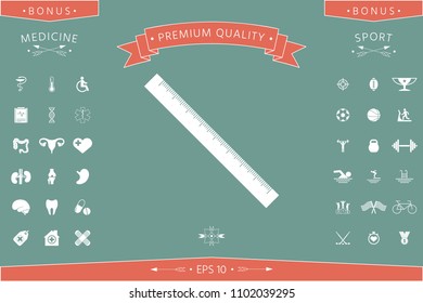 The long ruler icon