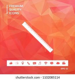 The long ruler icon