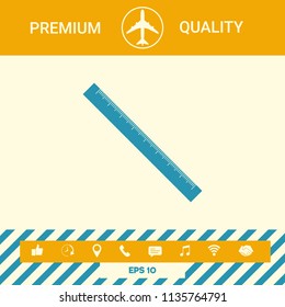 The long ruler icon