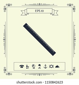 The long ruler icon