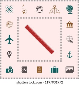 The long ruler icon