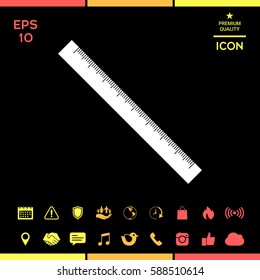 The long ruler icon