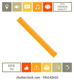 The long ruler icon