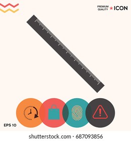 The long ruler icon
