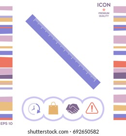 The long ruler icon