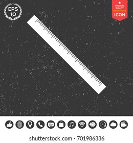 The long ruler icon
