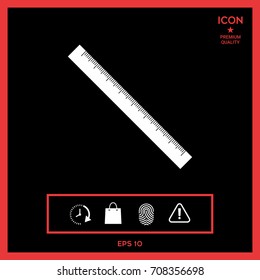The long ruler icon