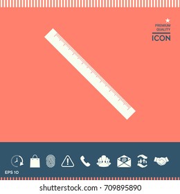The long ruler icon
