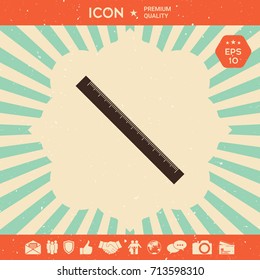 The long ruler icon