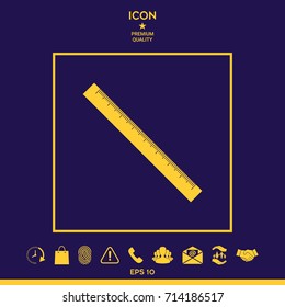 The long ruler icon