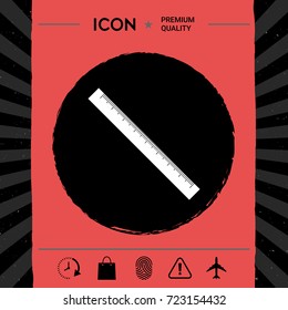 The long ruler icon