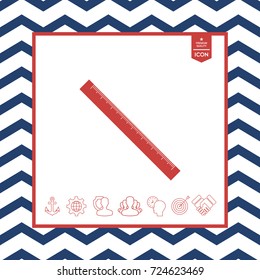 The long ruler icon