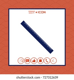 The long ruler icon