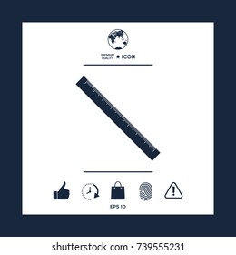 The long ruler icon