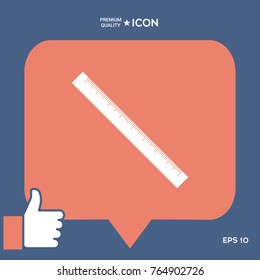 The long ruler icon