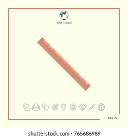 The long ruler icon