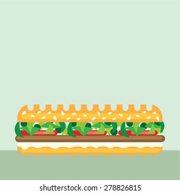 Long Sandwich vector