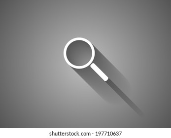 sombra larga Icono plano de la persiana