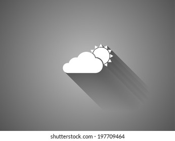 long shadow weather icon