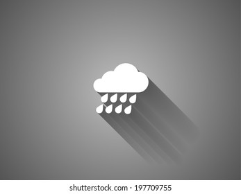 Langschatten-Wettersymbol