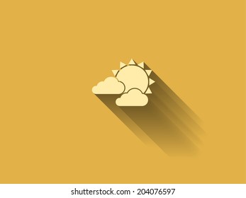 long shadow weather icon