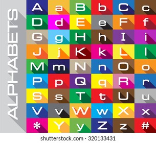 Long shadows of alphabet