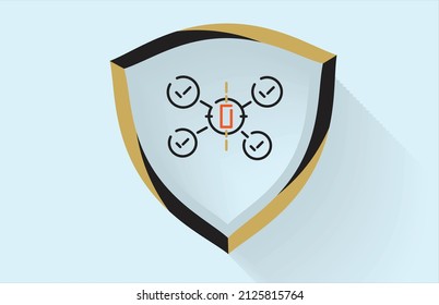 long and short positions icon vector design