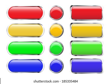 Long and short web buttons. 