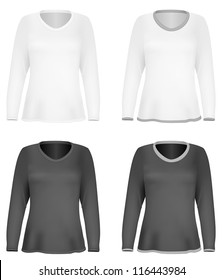 Long sleeve blank shirt.