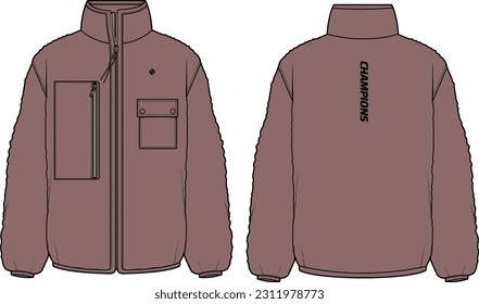Premium Vector  Vector illustration of sport jacket.