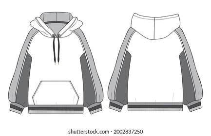 Download Hoodie Front Back Draw Stock Illustrations Images Vectors Shutterstock