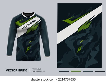 Long Sleeve jersey design. vector illustration design, printable files.