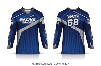 Jersey de manga larga, jersey de motocross, jersey de carreras, fútbol, baloncesto, fútbol, cricket, juegos, hockey, balonmano, ciclismo, último diseño de deportes de sublimación