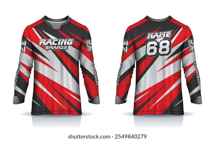 Langarm-Trikot, Motocross-Trikot, Renntrikot, Fußball, Basketball, Fußball, Cricket, Gaming, Hockey, Handball, Radsport neueste Sublimation Sport-Design