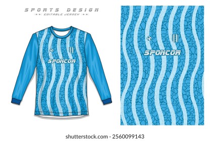 Long Sleeve Jersey, Sports Apparel Vectors Professional Football Jersey Templates