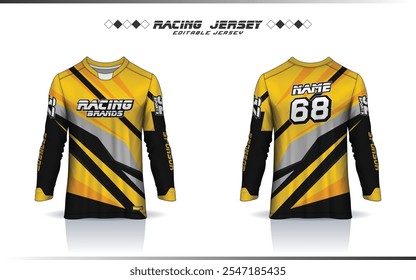 Langarm Motocross Trikot Design, Renntrikot, Fußball, Basketball, Fußball, Cricket, Spiel, Hockey, Handball, Radfahren neueste Sublimation Sport Trikot Design