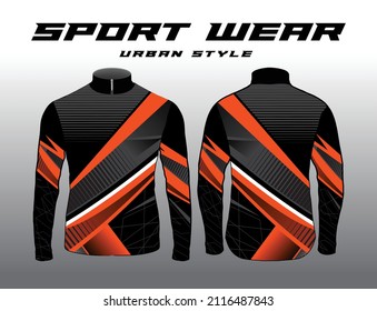 Long sleeve Motocross jerseys t-shirts vector, abstract background design for modern expressive uniforms, unisex portswear.sublimation
