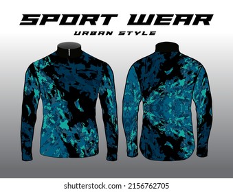 Long sleeve Motocross jerseys t-shirts vector, abstract background design for modern expressive uniforms, unisex sport wear.sublimation