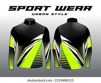 Long sleeve Motocross jerseys t-shirts vector, abstract background design for modern expressive uniforms, unisex sport wear.sublimation